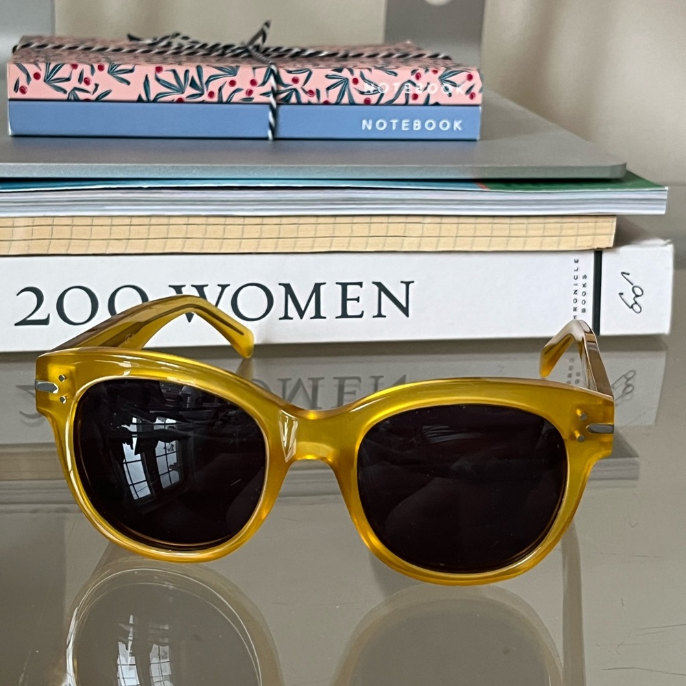 Authentic Celine Yellow Sunglasses